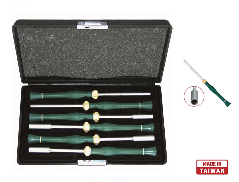 force-2061t.jpg Force 6pcs Jeweller Nut Driver Set - Image 1
