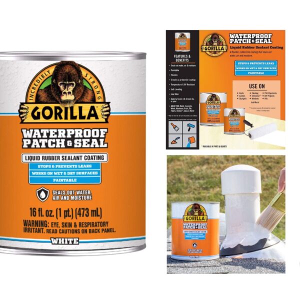 Durable Protection: Gorilla White Sealant Coating (473 ml)