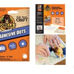Convenient Bonding: Gorilla Permanent Adhesive Dots (150 Pack)