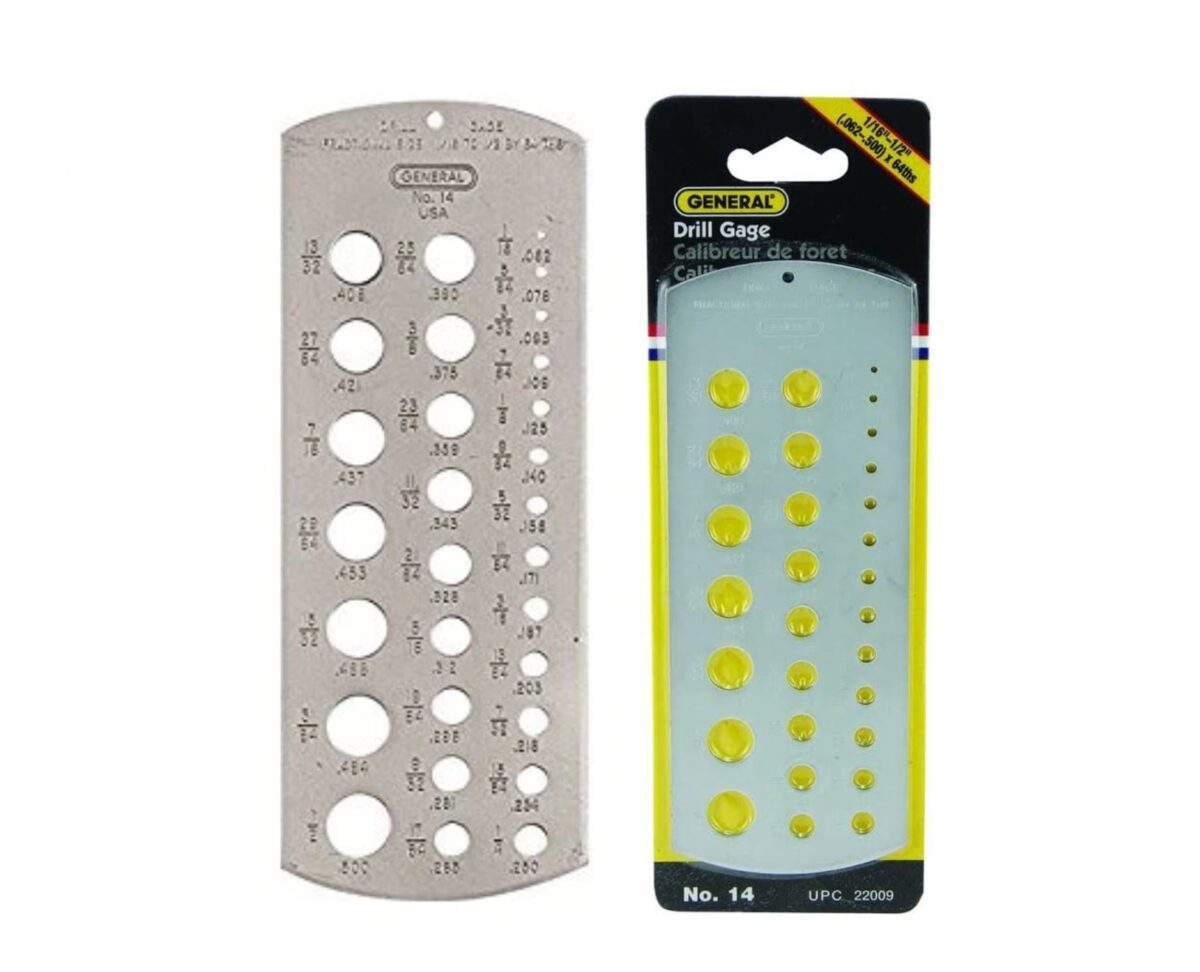 General Tools 14 Holes Drill Gauge - Image 1