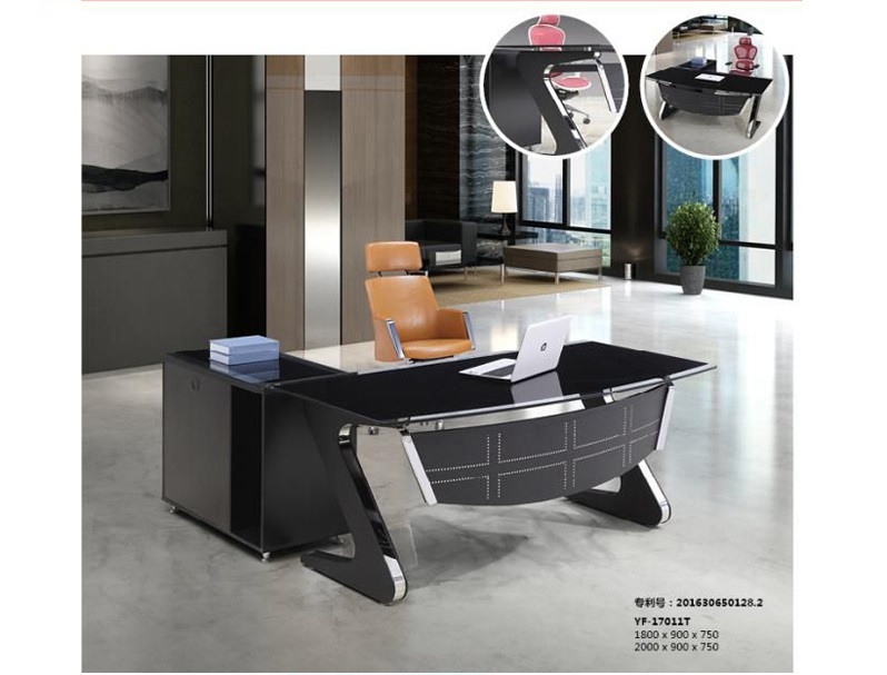 glass-desk5.jpg 200cm Premium Glasstop Manager Desk - Image 1