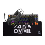 Gameon Viper X All-In-One Bundle Wired Keyboard Headset Mouse & Mousepad (Mechanical Blue Switch)