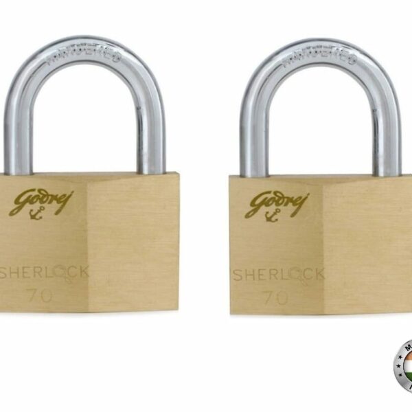 Godrej Sherlock Master Key With 2 Locks 70mm