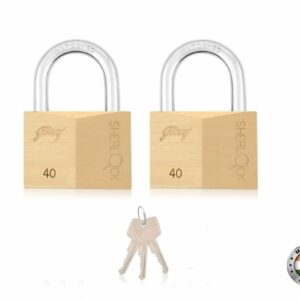 Godrej Sherlock Master Key with 2 Locks 40mm