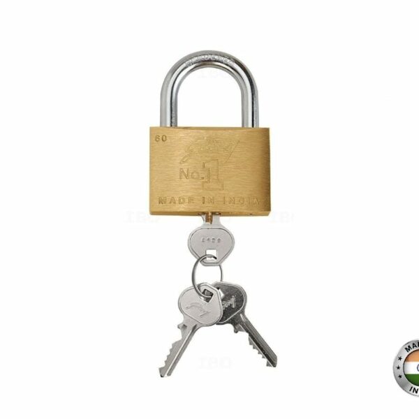 Godrej Pure Brass #1 Lock 60mm - High Security Brass Padlock