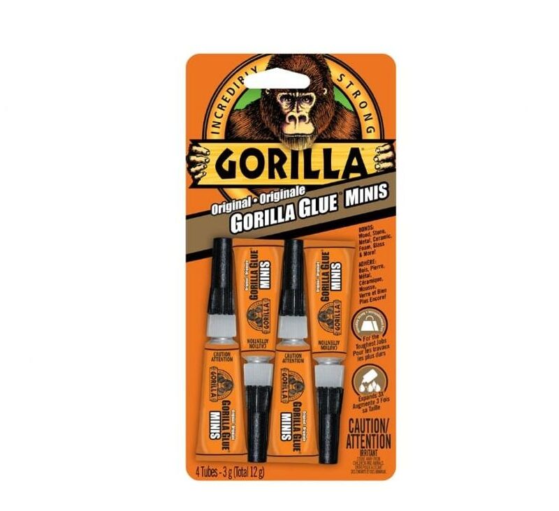 gorilla12-e1703514658699.jpg Versatile Mini: Gorilla Original Glue Minis (12 gm) - Image 1