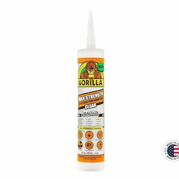 Powerful Bonding: Gorilla Max Strength Construction Adhesive (9 oz)