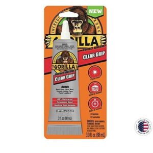 Lasting Hold: Gorilla Clear Grip Contact Adhesive (3 oz)