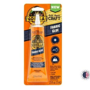 Lasting Fabric Bond: Gorilla Fabric Glue (2.5 oz)