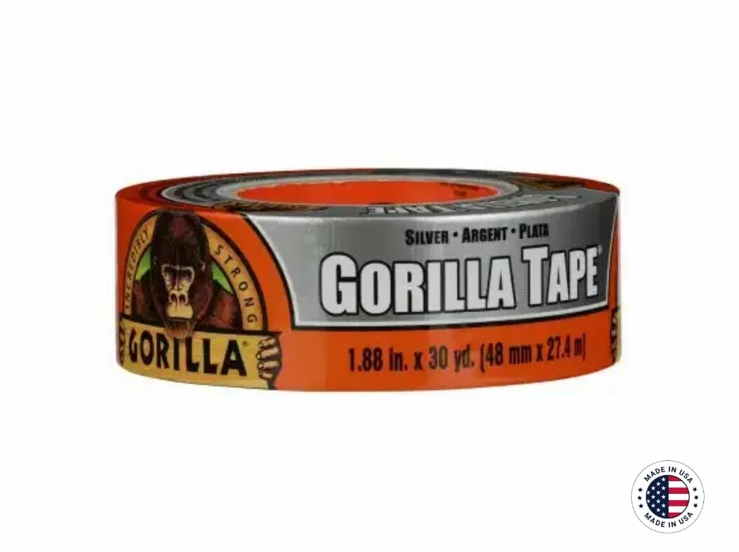 gorilla33-e1703516325897.jpg Reflects Heat & Repairs: Gorilla Silver Tape (1.88" x 30 yd) - Image 1