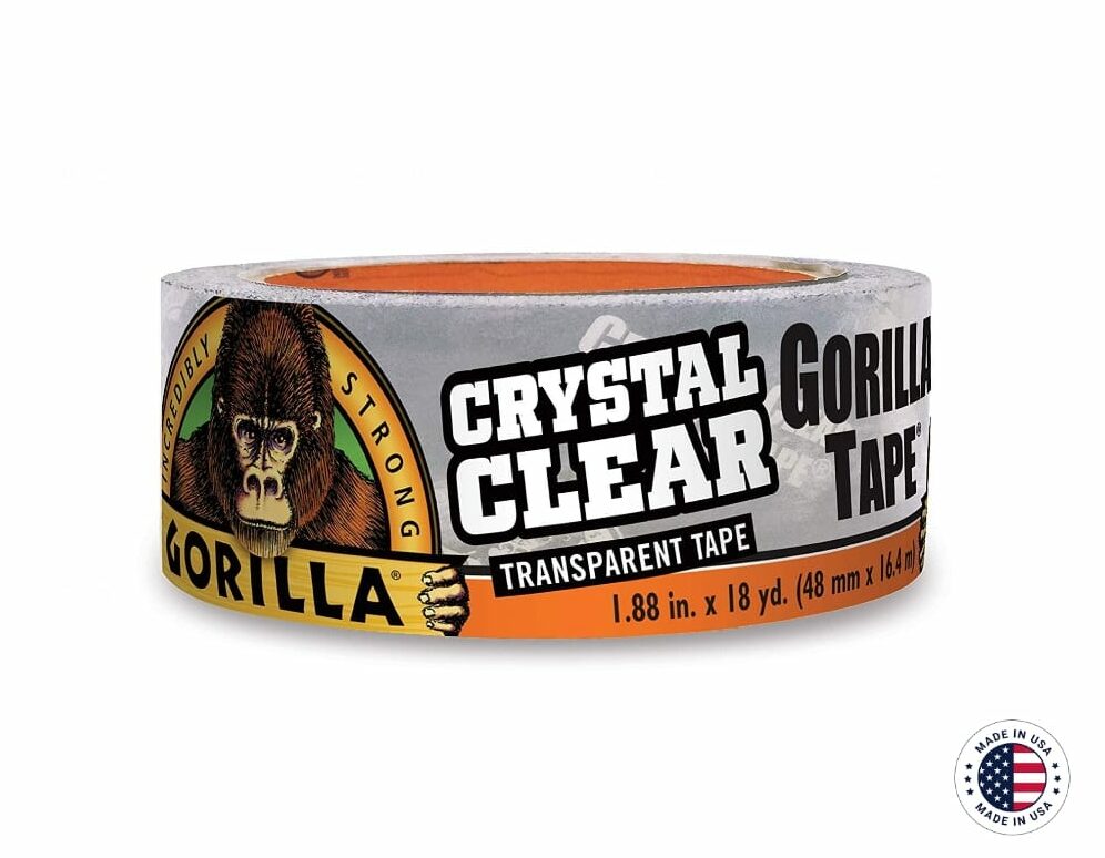 gorilla35-e1703516426327.jpg Clear & Strong: Gorilla Crystal Clear Tape (1.88" x 18 yd) - Image 1
