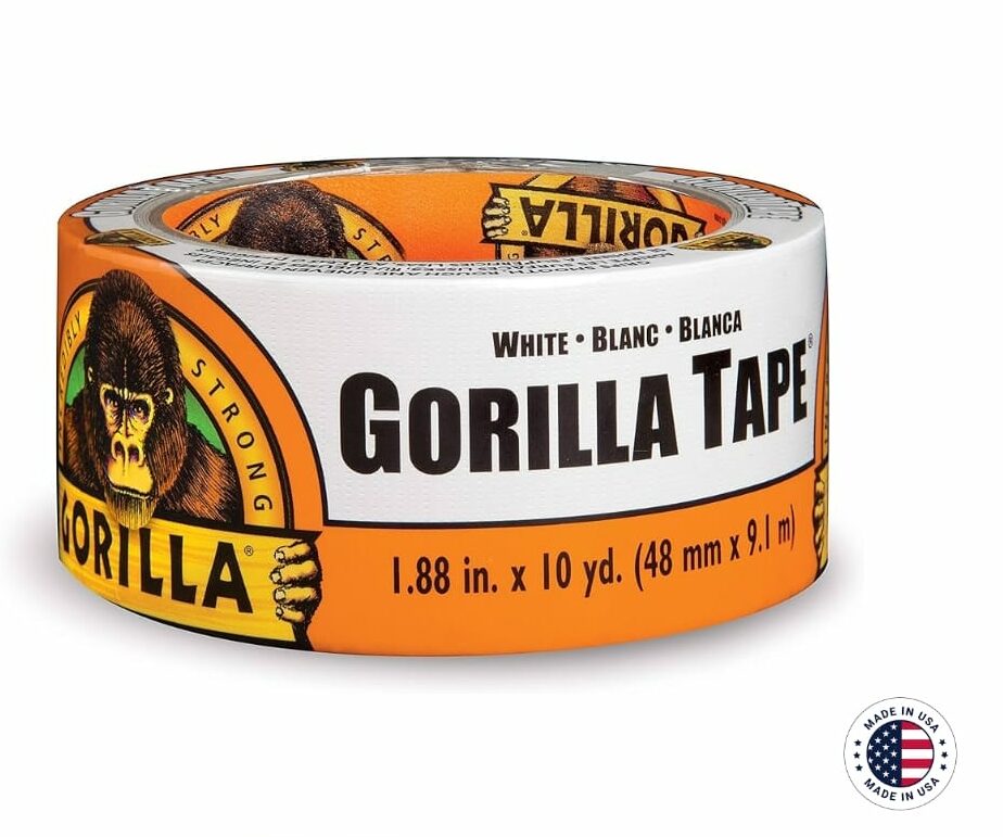 gorilla36-e1703516459161.jpg Strong & Versatile Tape: Gorilla White Tape (1.88" x 10 yd) - Image 1