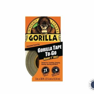 Portable Performance: Gorilla Black Tape Handy Roll (30 ft)