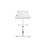 Gaming Table White (100*50*60cm) With Black MousePad - Image 2