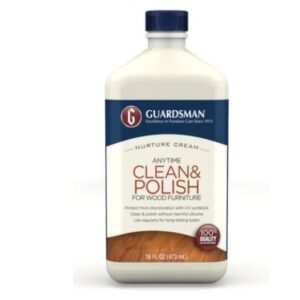 Guardsman Clean & Polish for Wood Furniture, Cream Polish 16 oz
