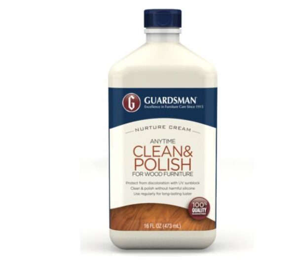 Guardsman Clean & Polish for Wood Furniture, Cream Polish 16 oz
