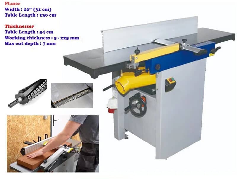 hellical2-e1706977148330.jpg 12" Jointer & Thicknesser with Hellical Blade - Image 1
