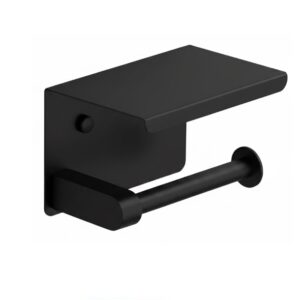 Toilet Paper Holder (Metal Body) - 3, Matte Black