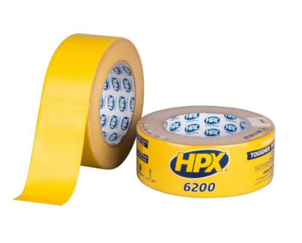HPX 25mtr Tough Duct Tape Yellow - Image 1