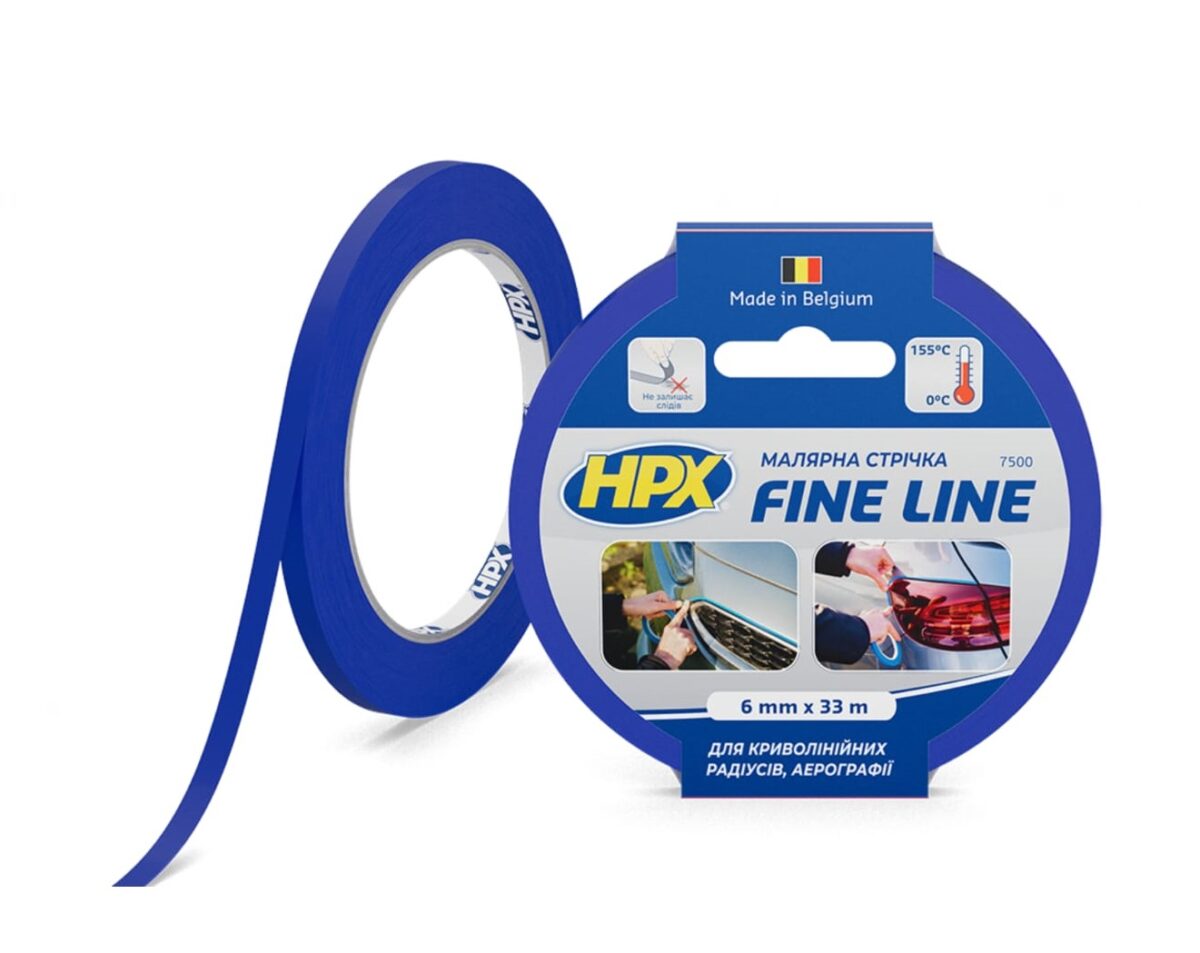 HPX Fine Line Automotive Tape 6mm x 33m - Image 1