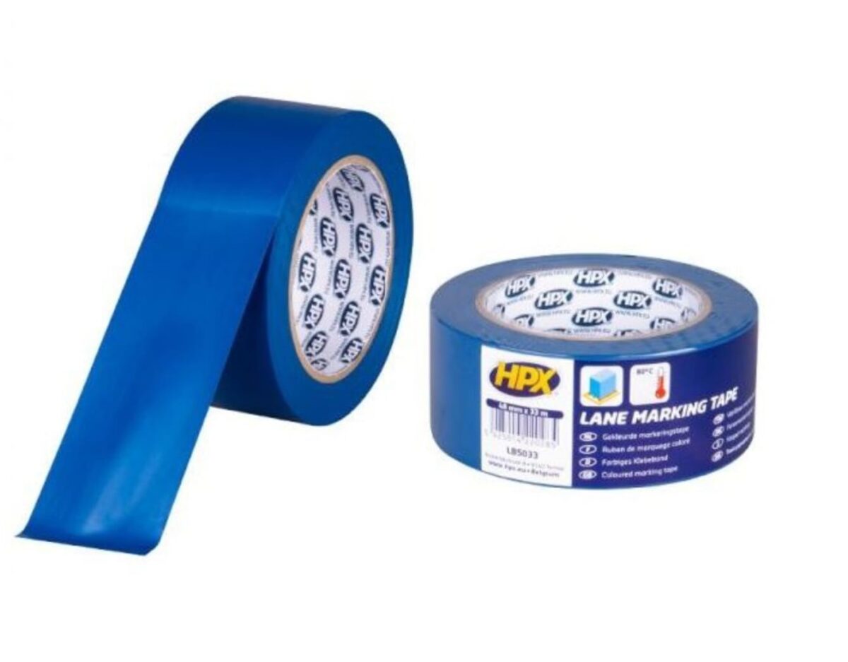 HPX 33mtr Lane Marking Tape Blue - Image 1