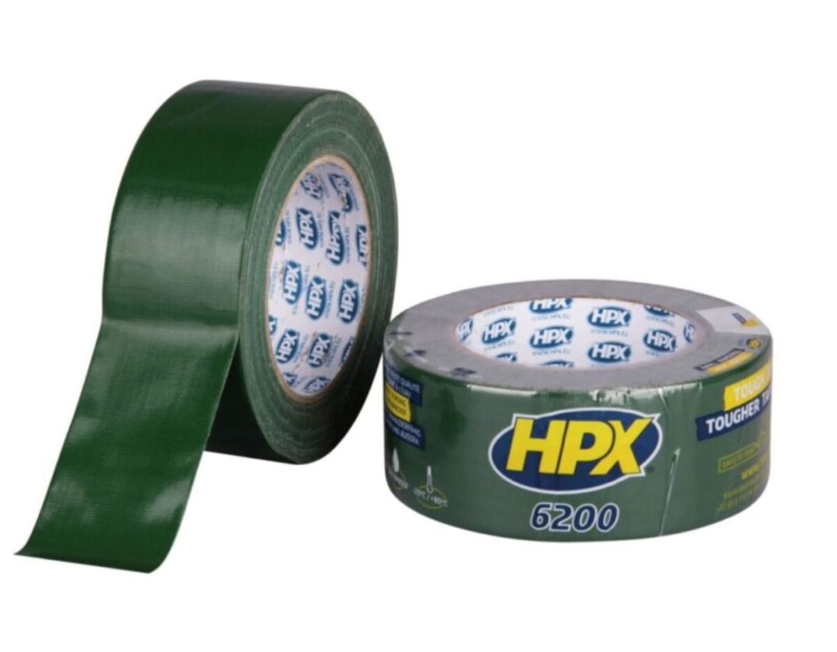 HPX 25mtr Tough Duct Tape Olive - Image 1