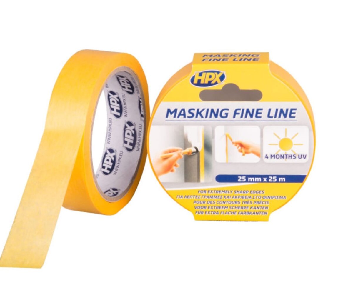 HPX Fine Line Yellow Masking Tape - Image 1