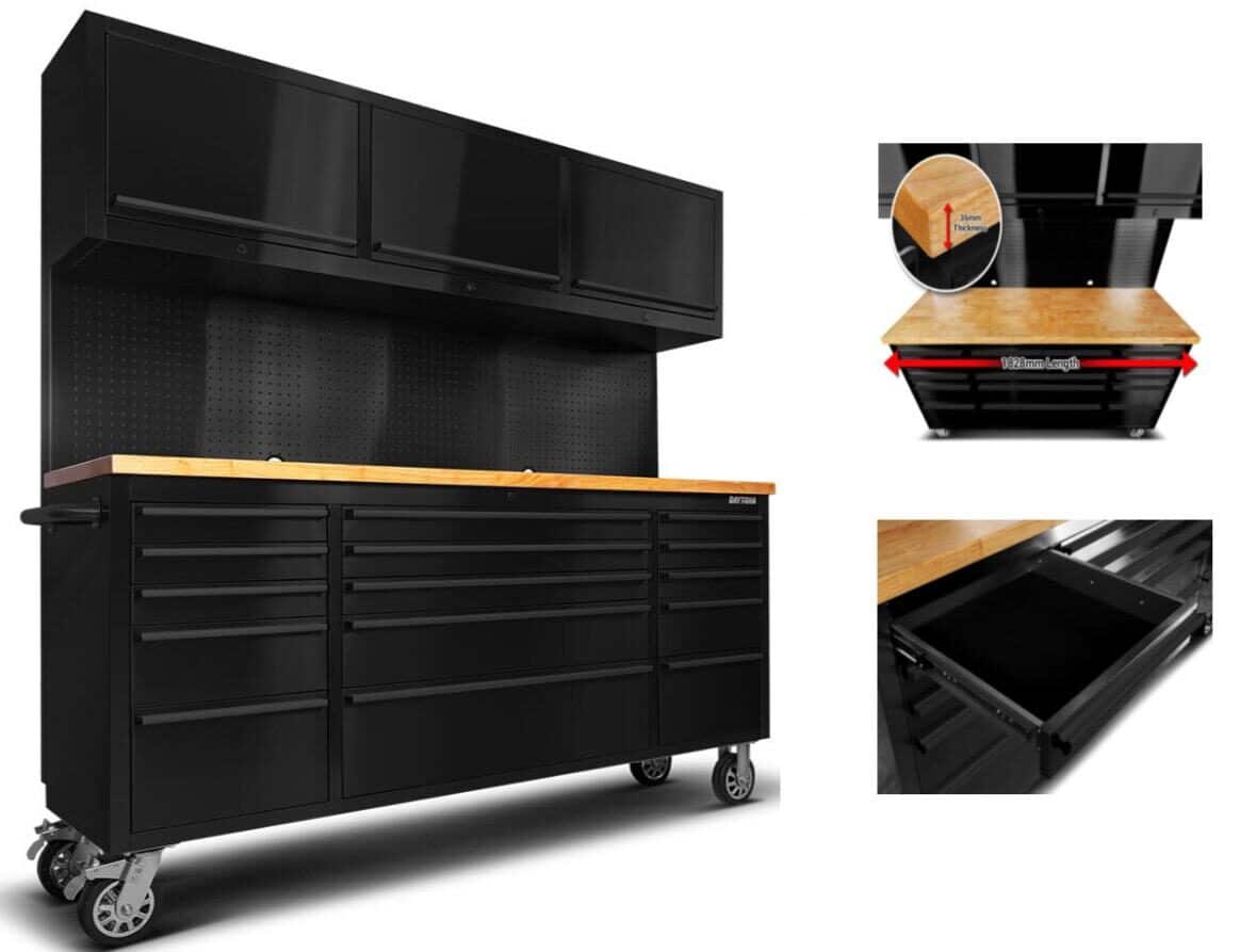 htc7218-e1687787553532.jpg Tasawuk Premium Black Tool Chest Trolley: Unmatched Storage and Style for Your Tools - Image 1