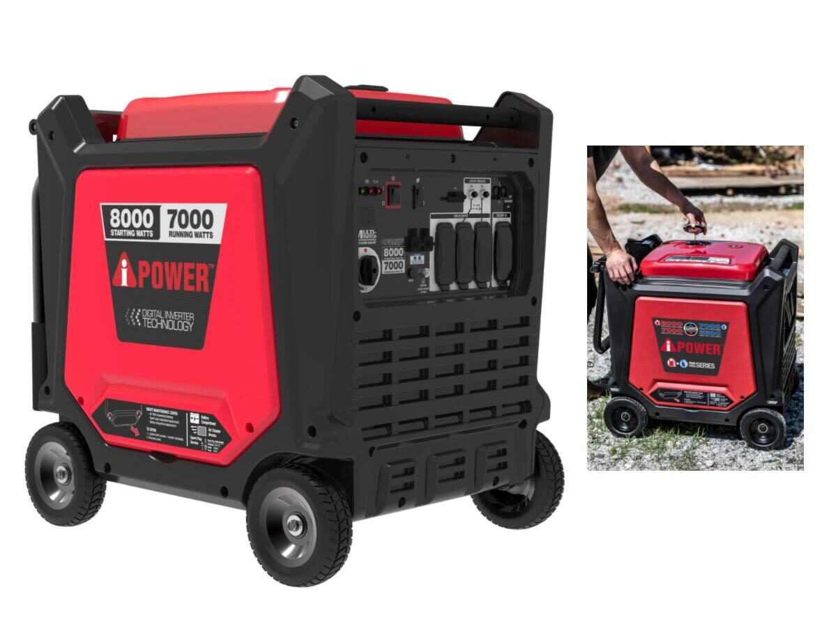 i5-e1685202422685.jpg Unleash 7000W of Silent Power with Remote Control: iPower Silent Gasoline Generator - Image 1