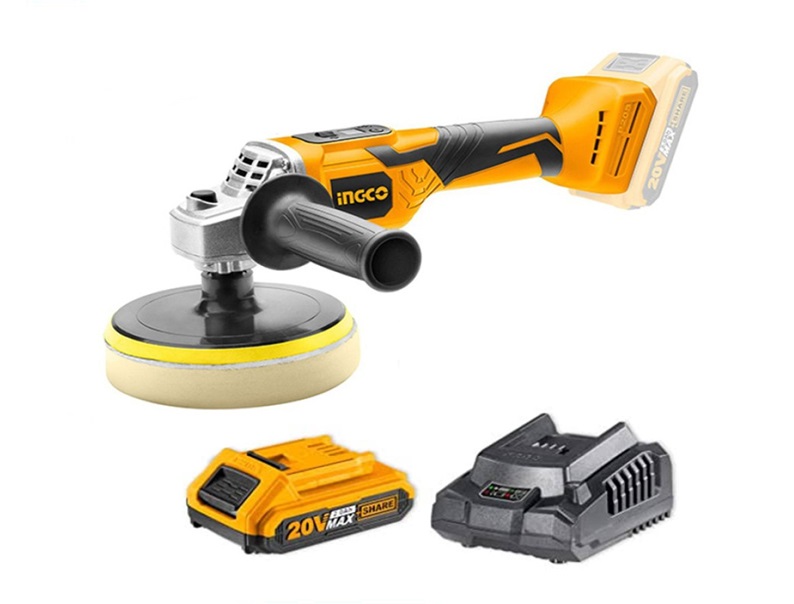 ingco-x8.jpg Ingco 20V Cordless Angle Polisher - Image 1