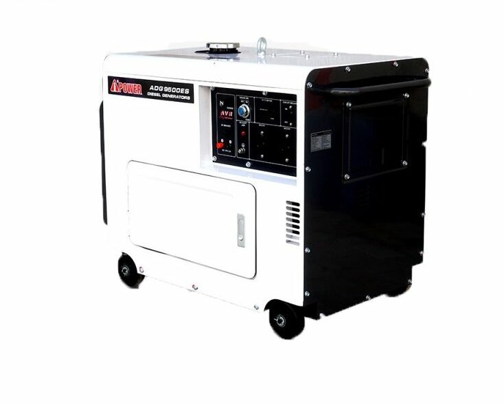 ipower-adg9500es-e1703517270640.jpg Power Your Needs Quietly with the iPower Silent Diesel Generator - 7000W - Image 1