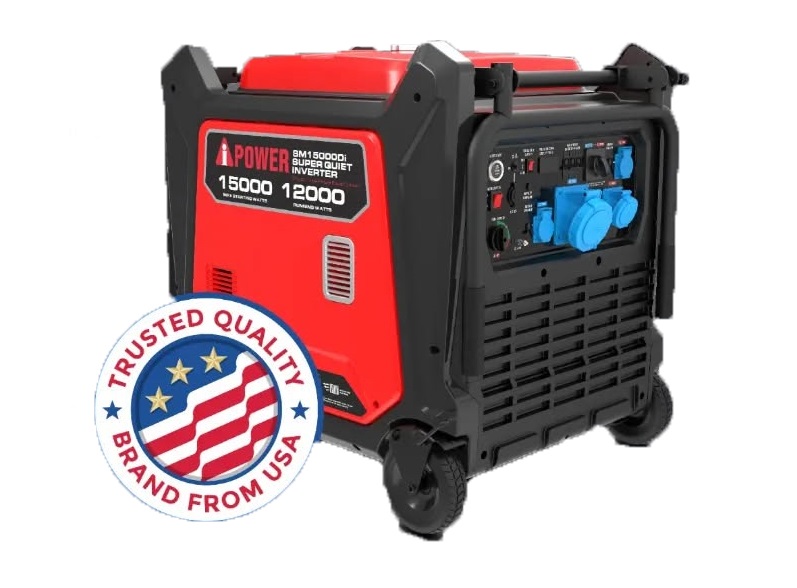 ipower-sm15000di.jpg iPower 15000W Silent Gasoline Generator - Image 1