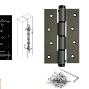 Effortless Door Control: Self Closing Spring Hinges (5")