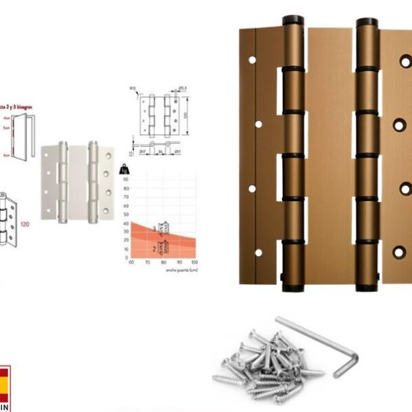 Effortless Door Control: Double Action Spring Hinges (5")