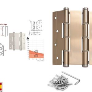 Effortless Door Control: Double Action Spring Hinges (5")