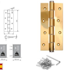 Effortless Door Control: Self Closing Spring Hinges (7")
