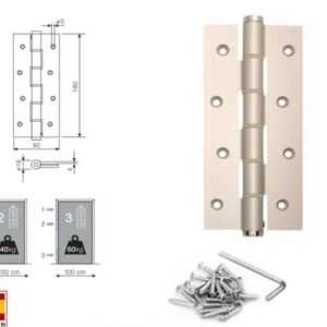 Effortless Door Control: Self Closing Spring Hinges (7")