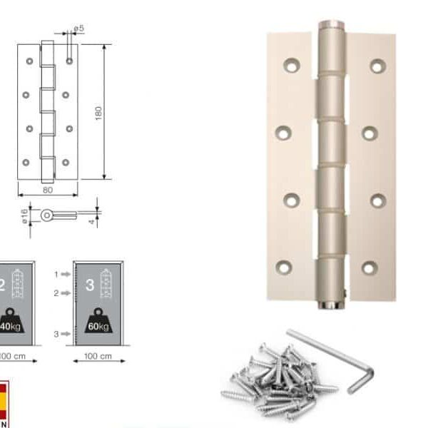 Effortless Door Control: Self Closing Spring Hinges (7")
