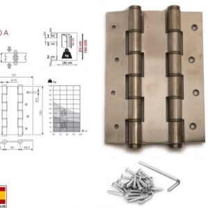 Effortless Door Control: Double Action Spring Hinges (7")