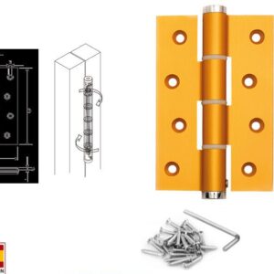 Effortless Door Control: Self Closing Spring Hinges (5")