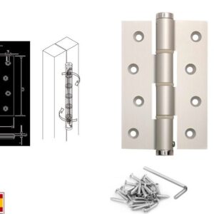 Effortless Door Control: Self Closing Spring Hinges (5")