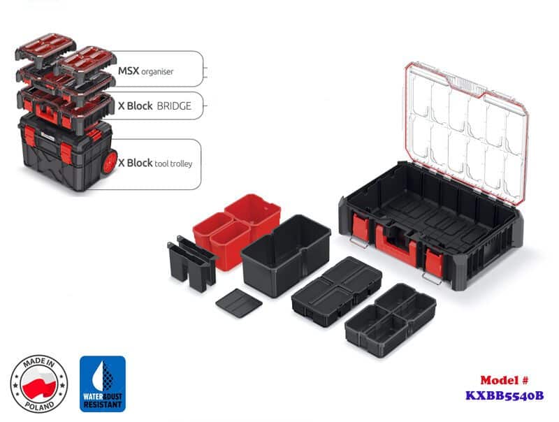 k7-e1682349029222.jpg Kistenberg X Block Bridge Organizer - Keep Your Tools Organized and Easily Accessible - Image 1