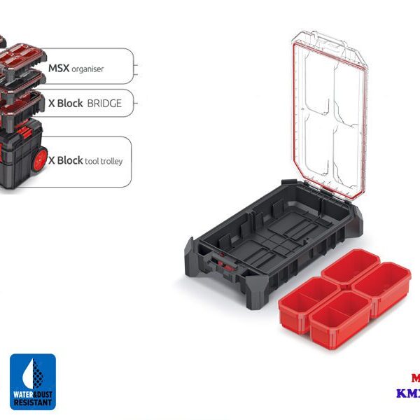 Kistenberg X Block MSX Organizer - The Ideal Companion for Your MSX Tool Box