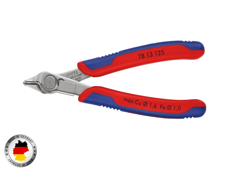 knipex-7813125.jpg Knipex 78 13 125 Electronics Side Cutting Plier - Image 1