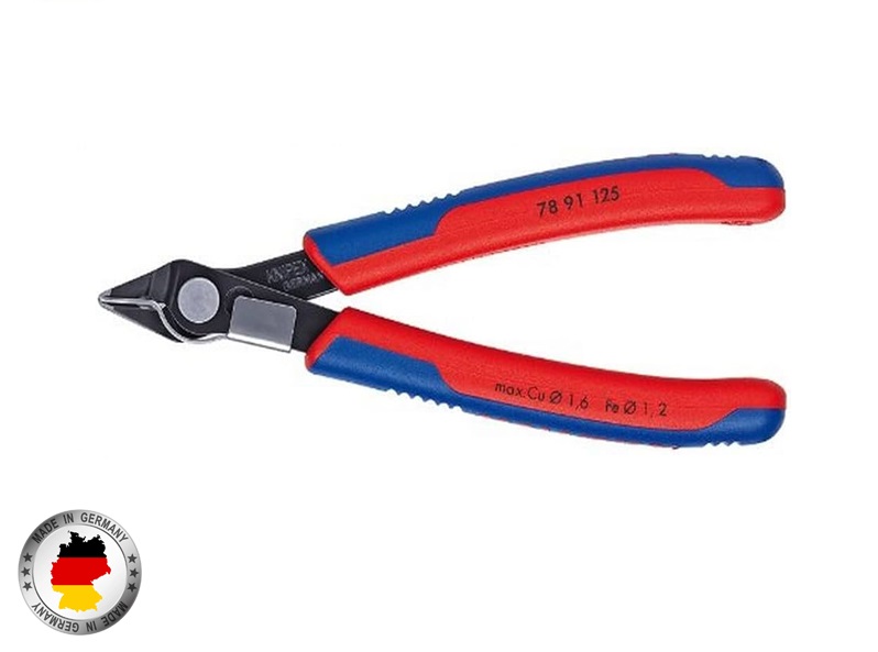 knipex-7891125.jpg Knipex 78 91 125 Electronics Side Cutting Plier - Image 1