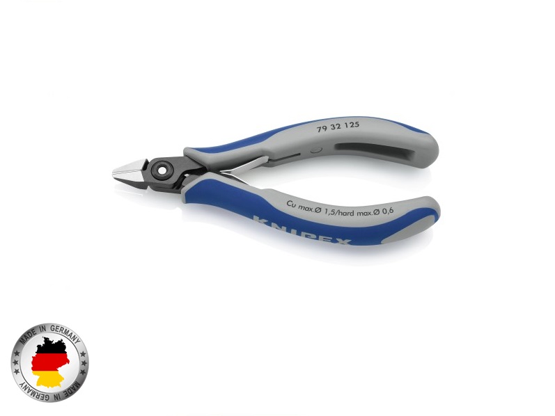 knipex-7932125.jpg Knipex 79 32 125 Electronics Diagonal Cutter - Image 1