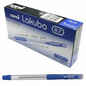 Uniball Lakubo SG100 ballpoint pen - 0.7 mm. - blue Pack of 12