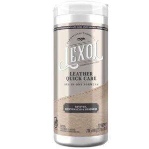 Lexol Quick Care Leather Cleaner & Conditioner 30pc