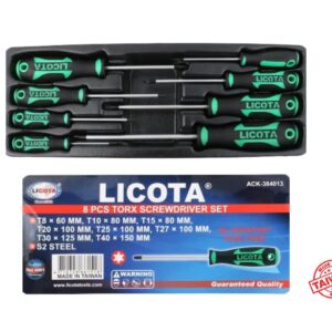 Licota 8pcs Torx Screwdriver Set
