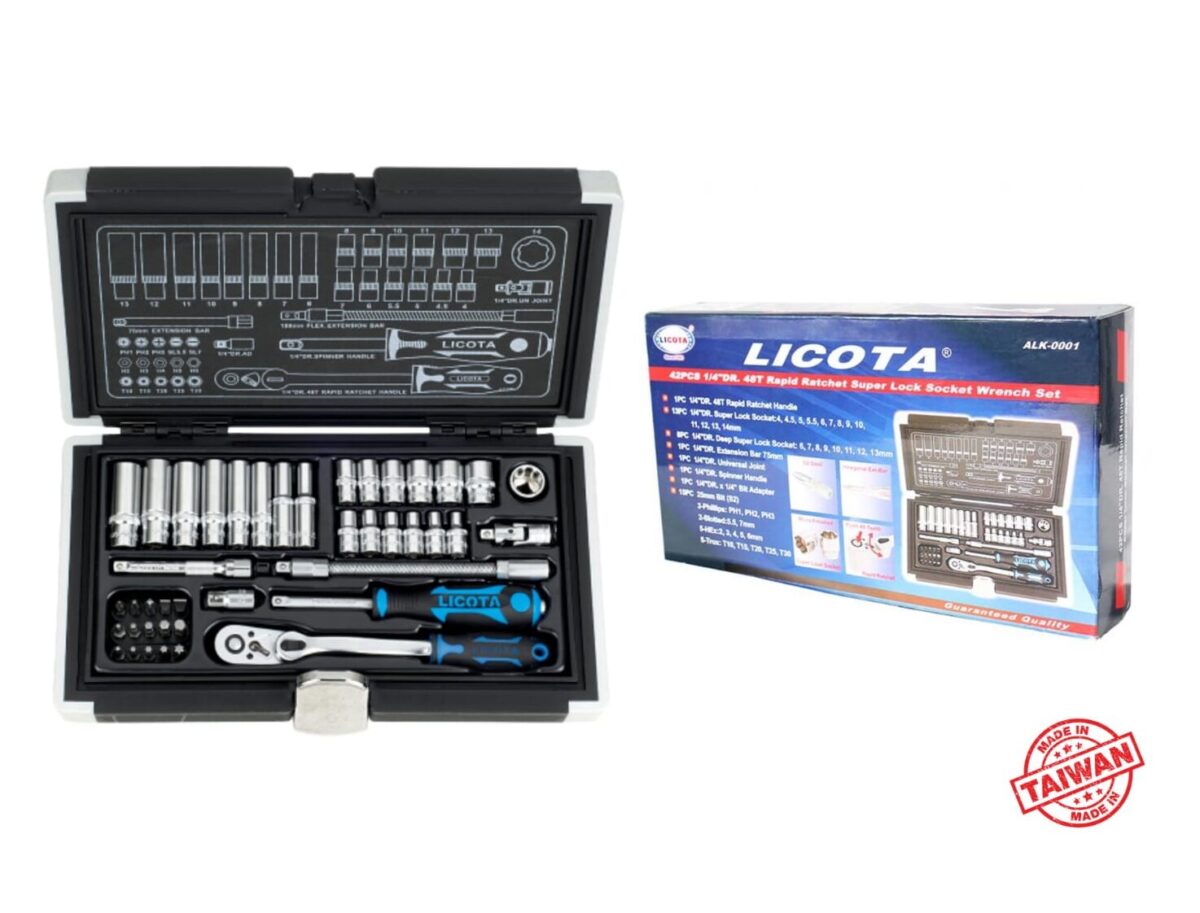 licota-b6-e1692633721373.jpg Licota Ratchet Socket Set - Image 1